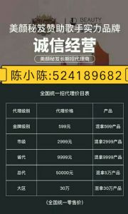 美颜秘笈全系列代理门槛介绍,哪个级别起步合适 美颜秘笈全系列代理门槛介绍,哪个级别起步合适