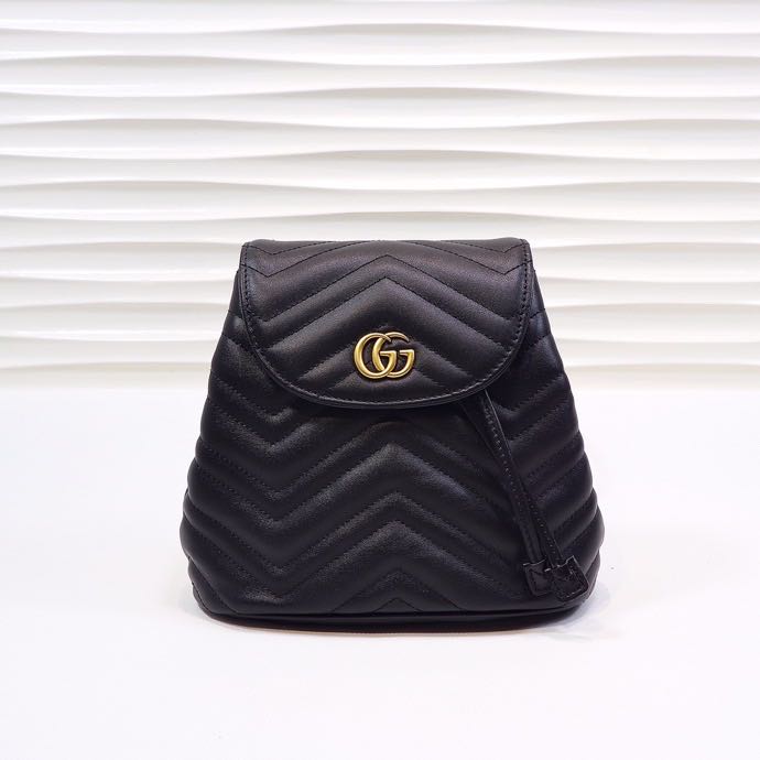 正品Gucci/古奇女包古驰女士休闲时尚绗缝褶皱酷奇双肩背包 正品Gucci/古奇女包古驰女士休闲时尚绗缝褶皱酷奇双肩背包