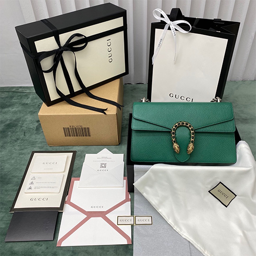 高档Gucci Dionysus荔枝纹牛皮酒神包,全新专柜同 高档Gucci Dionysus荔枝纹牛皮酒神包,全新专柜同