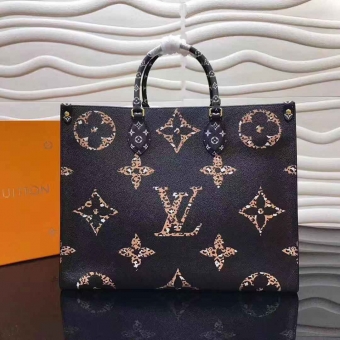 LV购物袋 路易威登 女丛林系列Onthego tote包 LV购物袋 路易威登 女丛林系列Onthego tote包