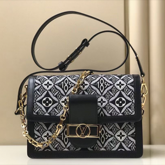 LV Dauphine手袋1854提花织物,名牌达芙妮包包 LV Dauphine手袋1854提花织物,名牌达芙妮包包