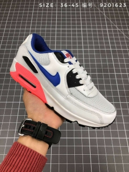 �Ϳ�Nike Air Max 90 ����ţƤ��֯ƴ�Ӽ���С��