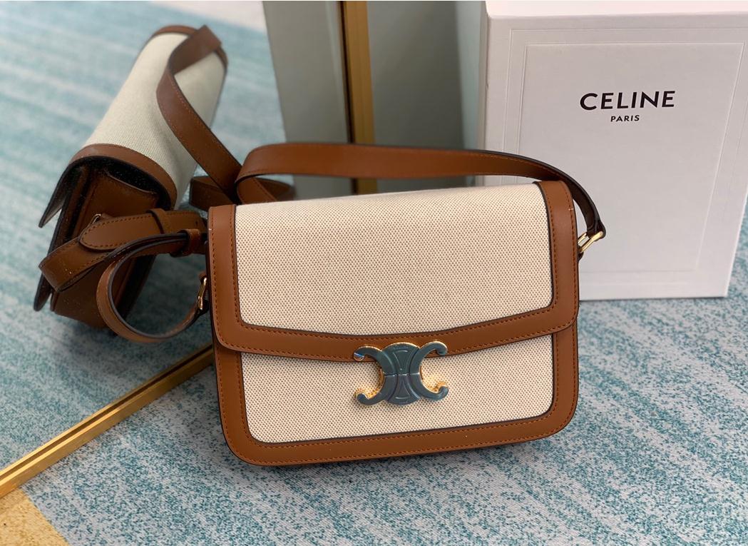 CELINE赛琳凯旋门锁扣豆腐包,工厂渠道高端货源 CELINE赛琳凯旋门锁扣豆腐包,工厂渠道高端货源